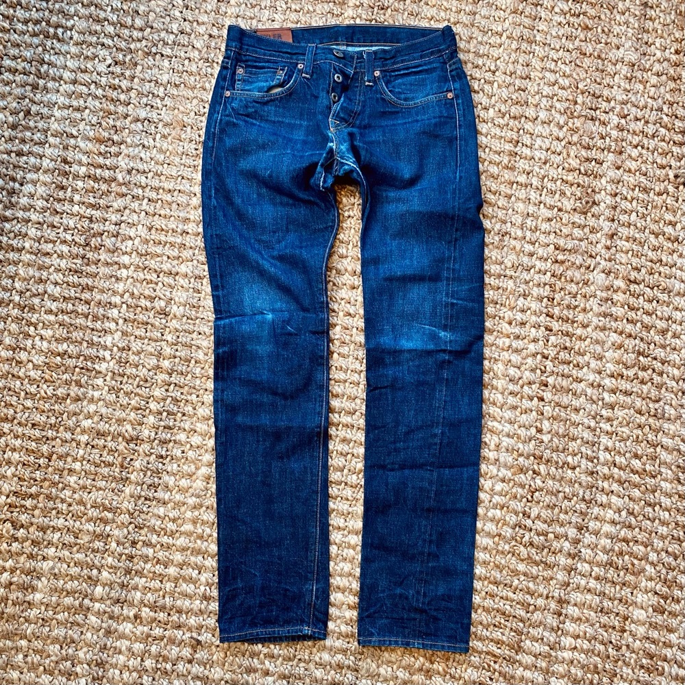 J Brand Tyler Perfect Slim 30 Raw Selvedge Denim Jeans
